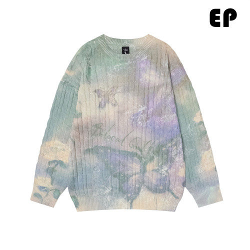 Women Knitted Sweater Pullover Pullover Cardigan Ripped Top