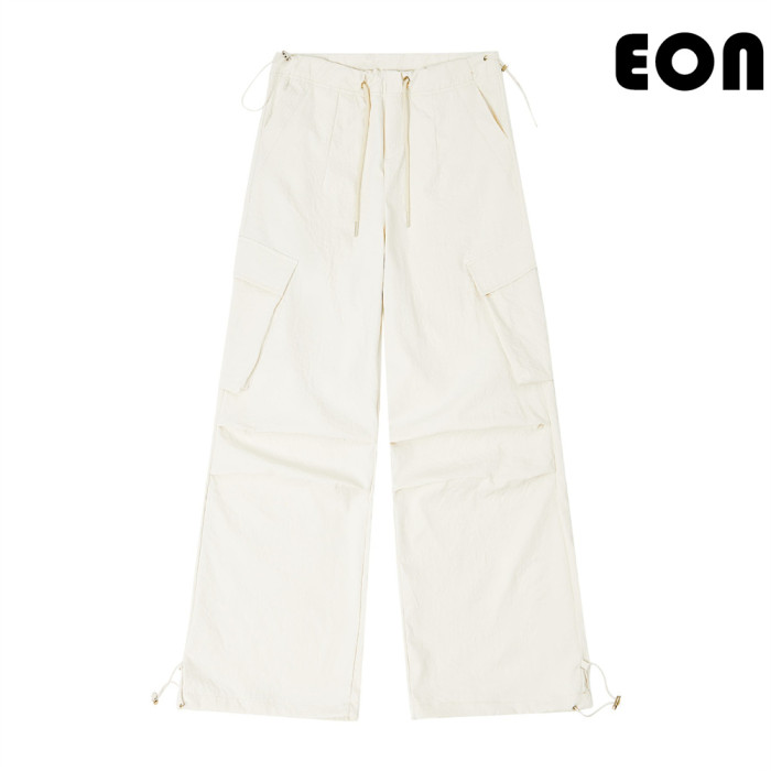 Women Overalls With Bright Thread Pants Anti Splash Trousers Loose pants Wide-leg Pants Casual Pants