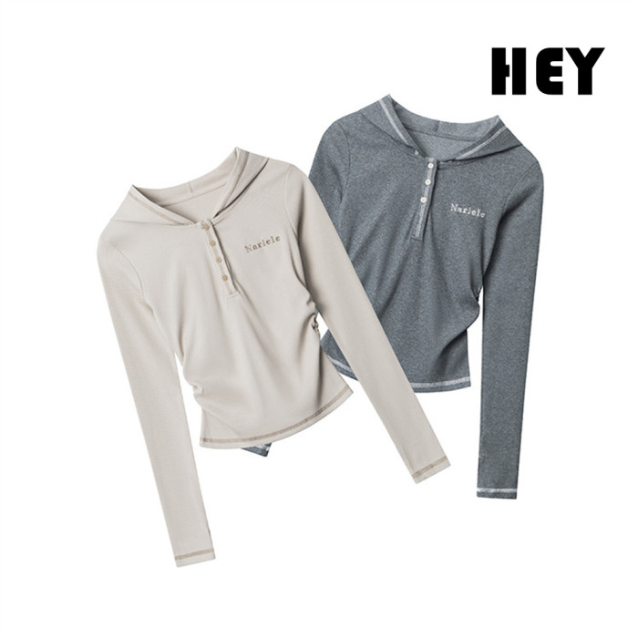 Women Hot Girl Style Slim Long Sleeve Bottoming Shirt Slim T-shirt