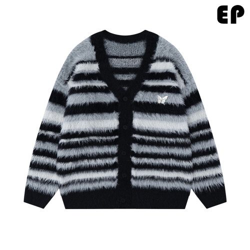 Women Knitted Sweater Pullover Pullover Cardigan Ripped Top