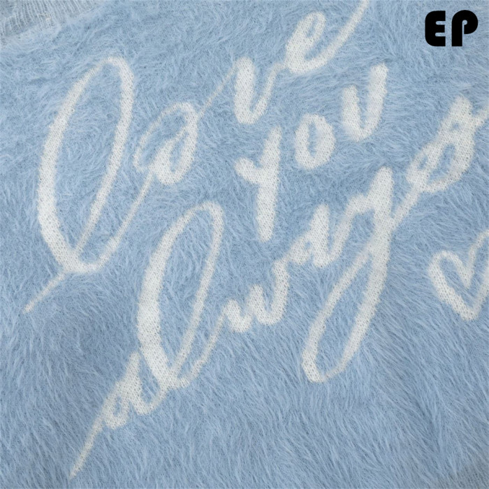 Women Knitted Sweater Pullover Pullover Cardigan Ripped Top