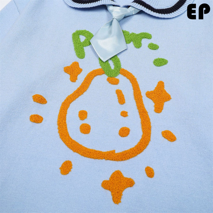 Women Knitted Sweater Pullover Pullover Cardigan Ripped Top