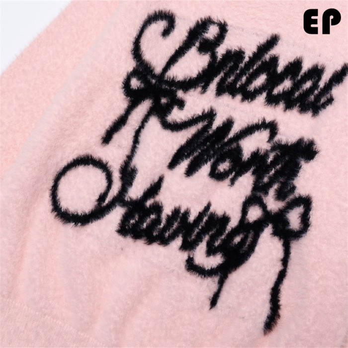 Women Knitted Sweater Pullover Pullover Cardigan Ripped Top