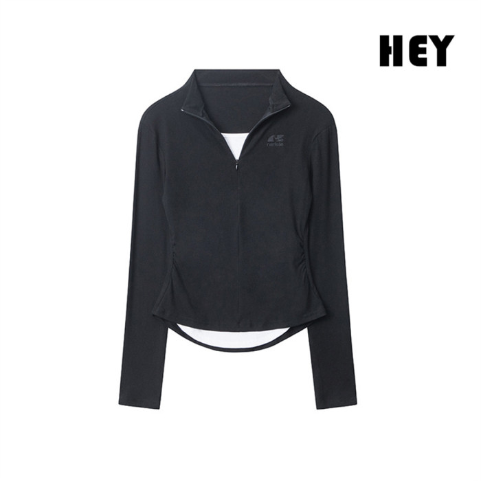 Women Hot Girl Style Slim Long Sleeve Bottoming Shirt Slim T-shirt