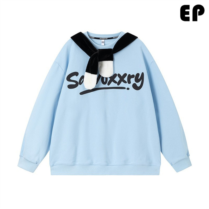 Women Hoodies Hooded Sweatshirt Tee Pullover Tops Sweats Unisex Teen Outfits