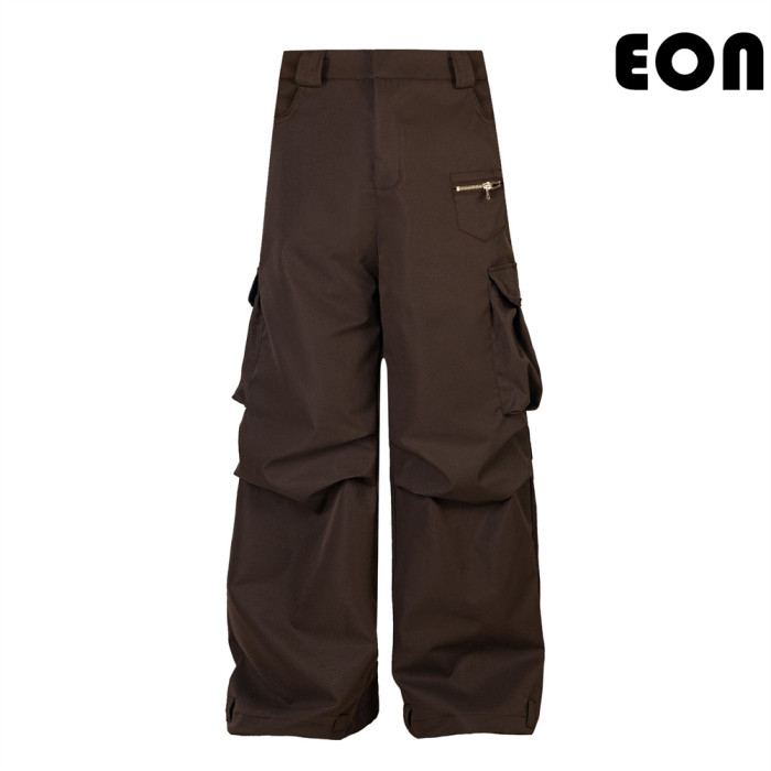 Women Overalls With Bright Thread Pants Anti Splash Trousers Loose pants Wide-leg Pants Casual Pants