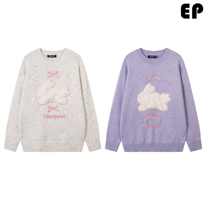 Women Knitted Sweater Pullover Pullover Cardigan Ripped Top