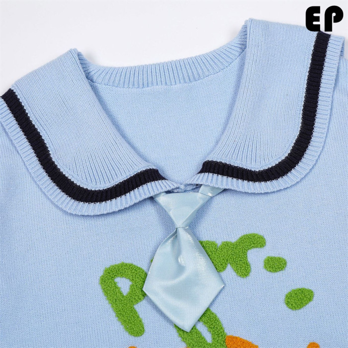 Women Knitted Sweater Pullover Pullover Cardigan Ripped Top