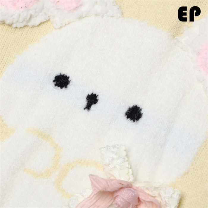 Women Knitted Sweater Pullover Pullover Cardigan Ripped Top