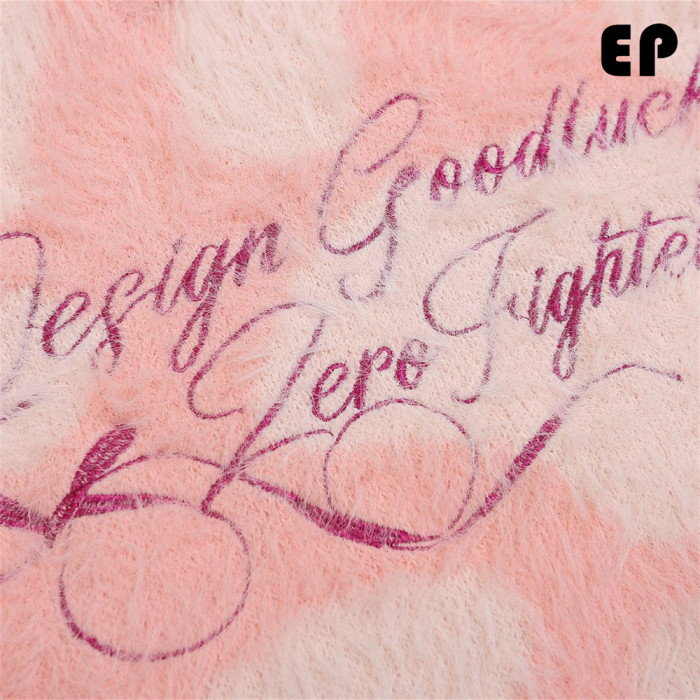 Women Knitted Sweater Pullover Pullover Cardigan Ripped Top