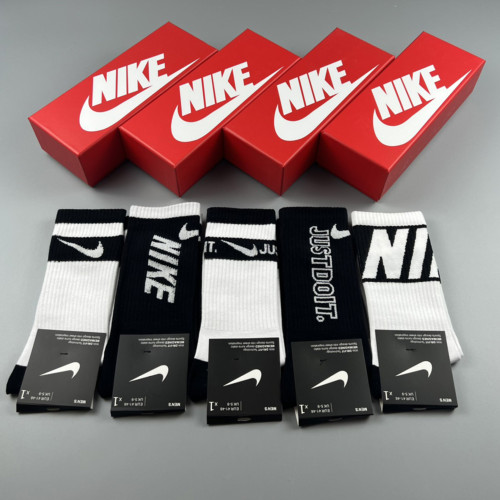 Premium Mid-calf Socks Long Socks for Men Women Complete Collection for Work Sports Daily Life 5 Pairs