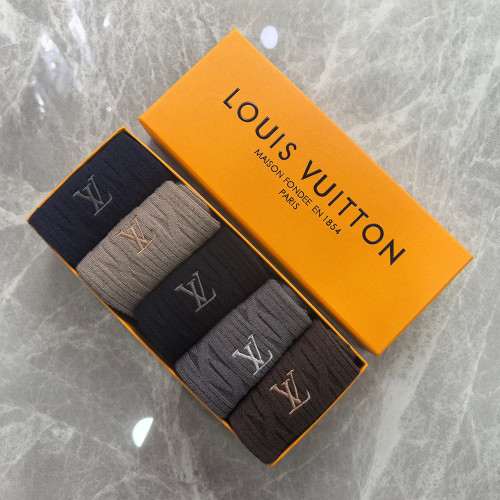 Premium Mid-calf Socks Long Socks for Men Women Complete Collection for Winter Work Daily Life 5 Pairs