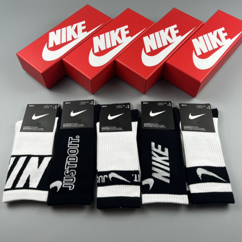 Premium Mid-calf Socks Long Socks for Men Women Complete Collection for Work Sports Daily Life 5 Pairs