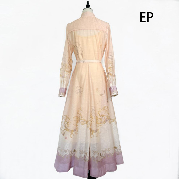 Women French Elegant Floral Print Maxi Dress Summer Long Dress