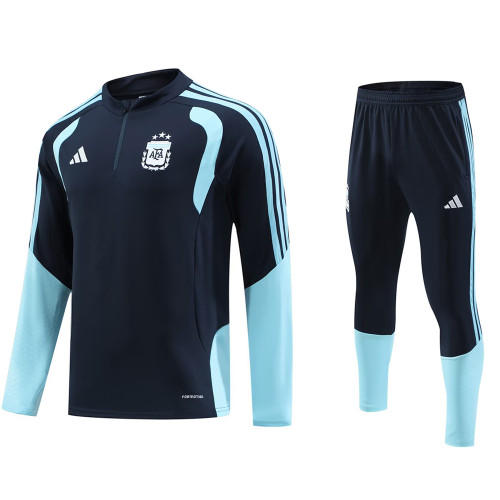 Men Long Sleeve Half Zip Football Jersey Uniform Soccer Training Set Suit Club Team Women Tracksuit