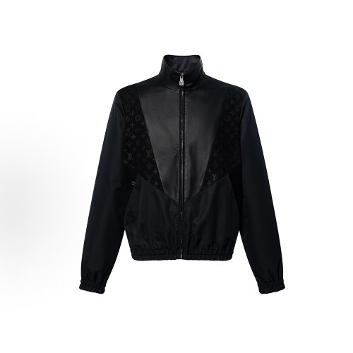 Men Long Sleeve Zip-up Baseball Jackets Leather Jersey Tops Women Tracksuit