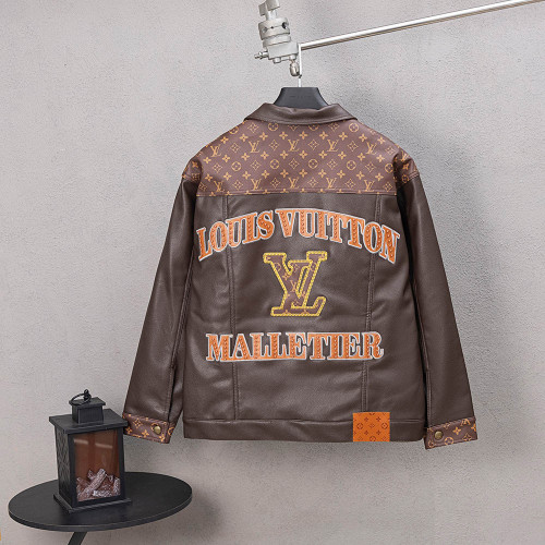 Men Long Sleeve Zip Up Baseball Jackets Leather Jersey Tops Women Tracksuit