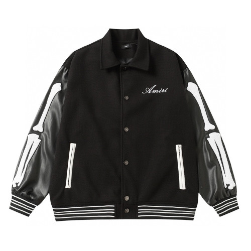 Men Long Sleeve Baseball Jackets Leather Jersey Tops Women Tracksuit