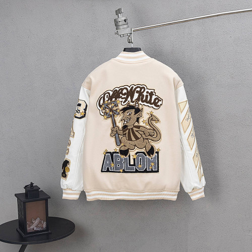 Men Long Sleeve Baseball Jackets Leather Jersey Tops Women Tracksuit