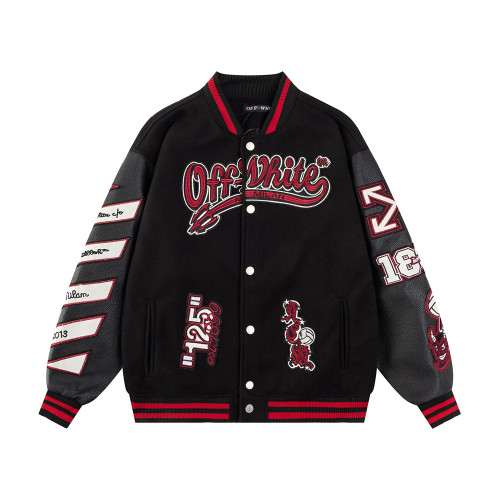 Men Long Sleeve Baseball Jackets Leather Jersey Tops Women Tracksuit