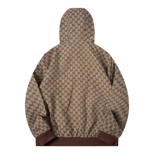 Men Long Sleeve Zip Up Jackets Hooded Jersey Tops Windbreaker Women Tracksuit