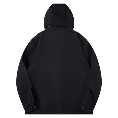 Men Long Sleeve Zip Up Jackets Hooded Jersey Tops Windbreaker Women Tracksuit