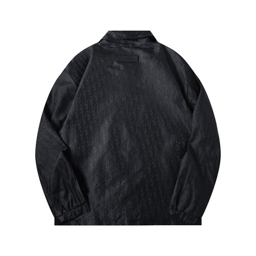 Men Long Sleeve Zip Up Jackets Jacquard Jersey Tops Windbreaker Women Tracksuit