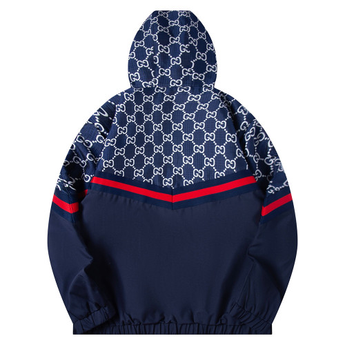 Men Long Sleeve Zip Up Jackets Hooded Jersey Tops Windbreaker Women Tracksuit