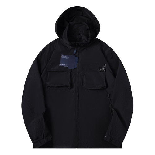 Men Long Sleeve Zip Up Jackets Hooded Jersey Tops Windbreaker Women Tracksuit