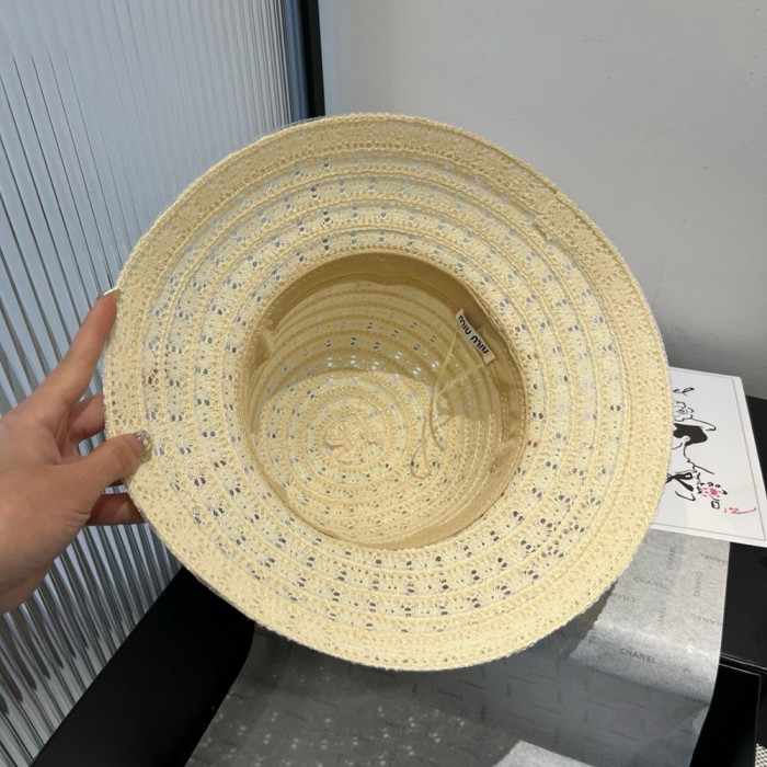 Summer Women Casual Bucket Hat Narrow Flared Brim Cloche Hat Beach Headwear Caps Unisex