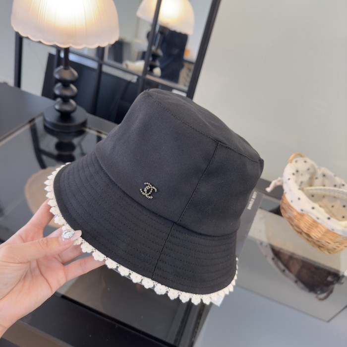 Summer Women Casual Bucket Hat Narrow Flared Brim Cloche Hat Beach Headwear Caps Unisex