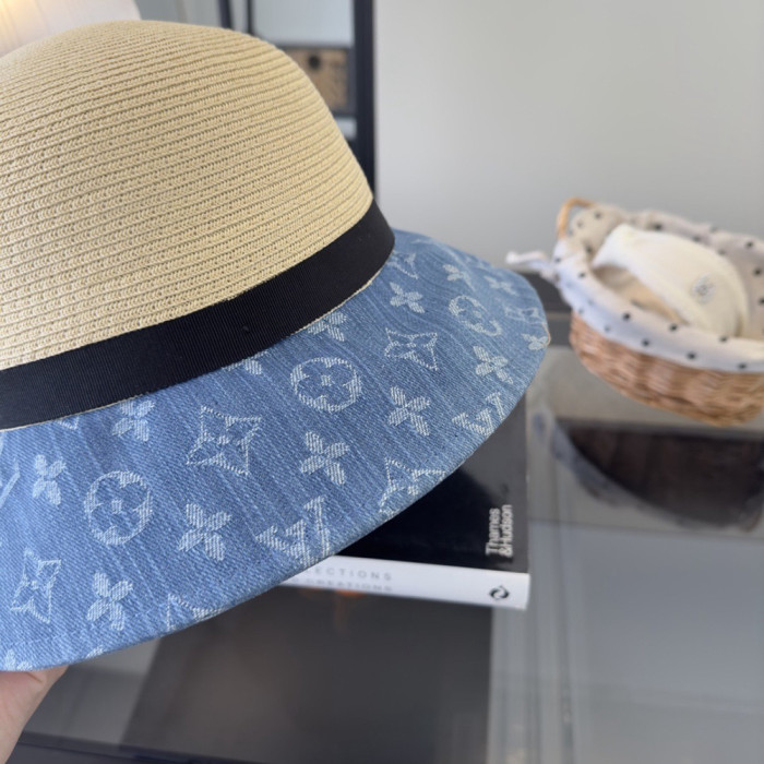 Summer Women Casual Bucket Hat Narrow Flared Brim Cloche Hat Beach Headwear Caps Unisex