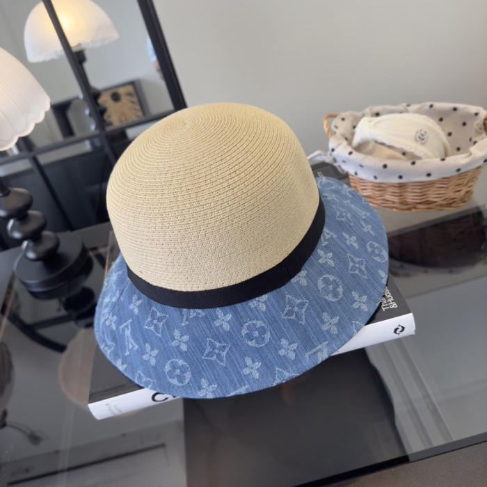 Summer Women Casual Bucket Hat Narrow Flared Brim Cloche Hat Beach Headwear Caps Unisex