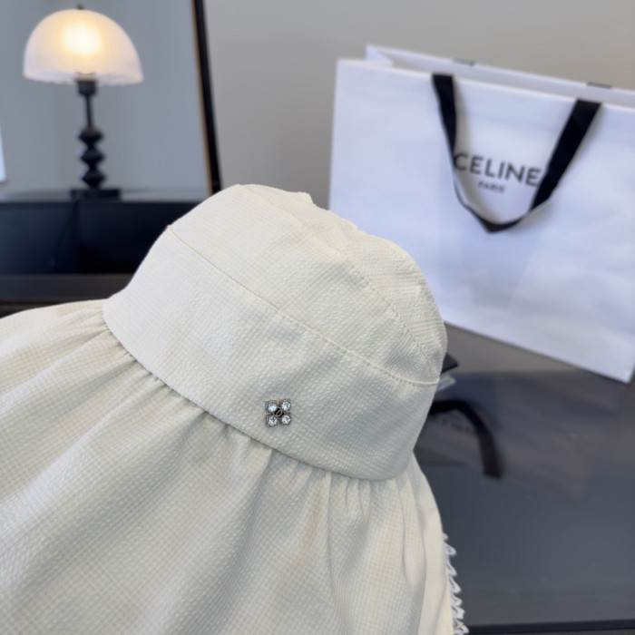 Summer Women Casual Bucket Hat Narrow Flared Brim Cloche Hat Beach Headwear Caps Unisex