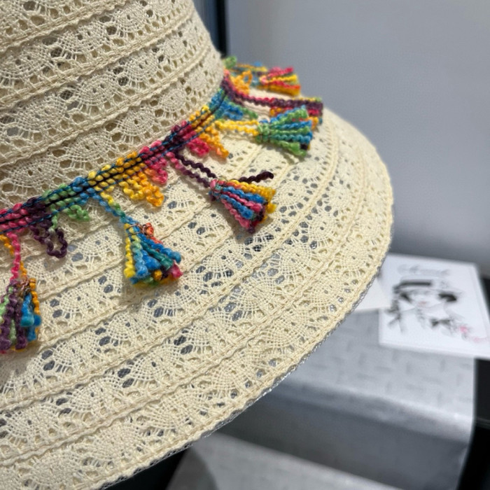 Summer Women Casual Bucket Hat Narrow Flared Brim Cloche Hat Beach Headwear Caps Unisex