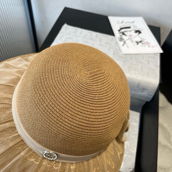 Summer Women Casual Bucket Hat Narrow Flared Brim Cloche Hat Beach Headwear Caps Unisex