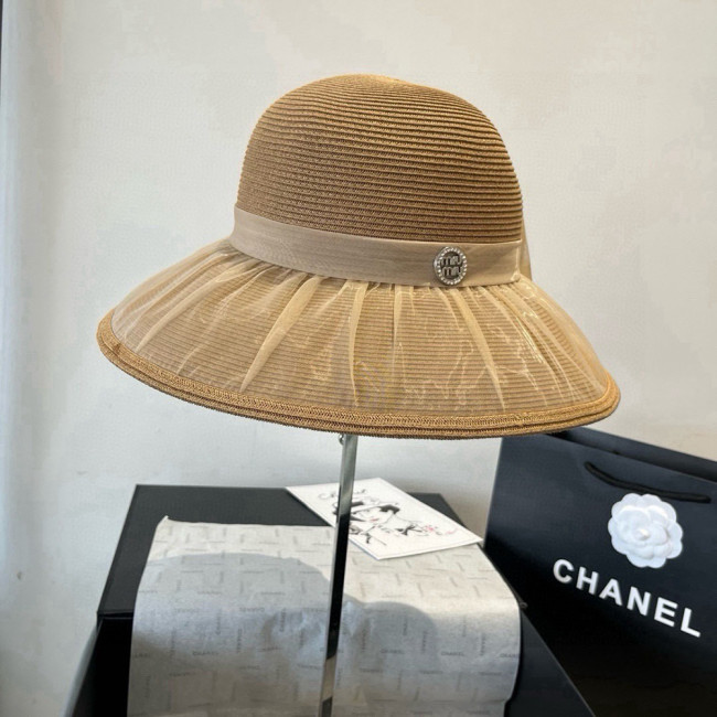 Summer Women Casual Bucket Hat Narrow Flared Brim Cloche Hat Beach Headwear Caps Unisex