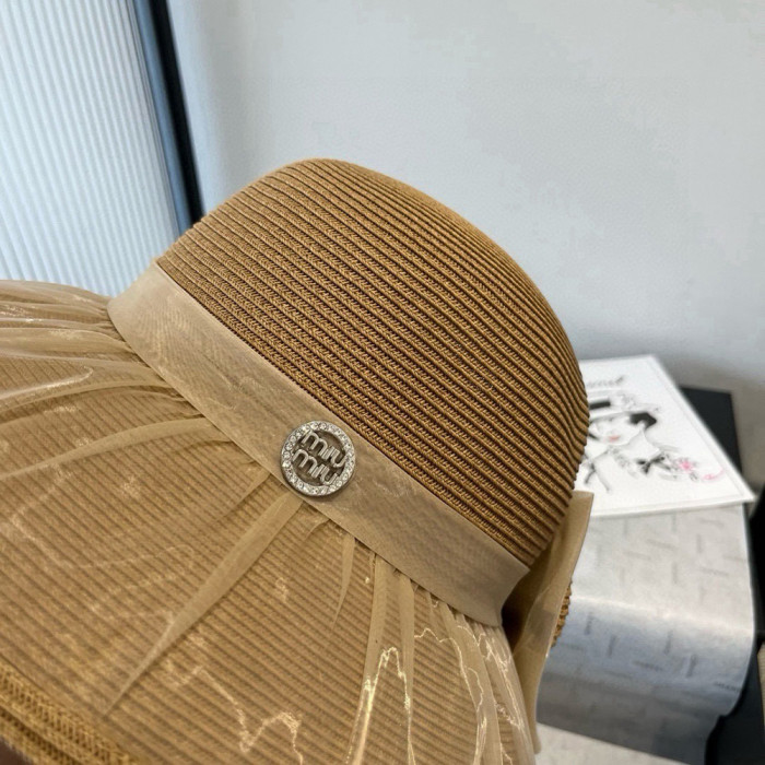 Summer Women Casual Bucket Hat Narrow Flared Brim Cloche Hat Beach Headwear Caps Unisex