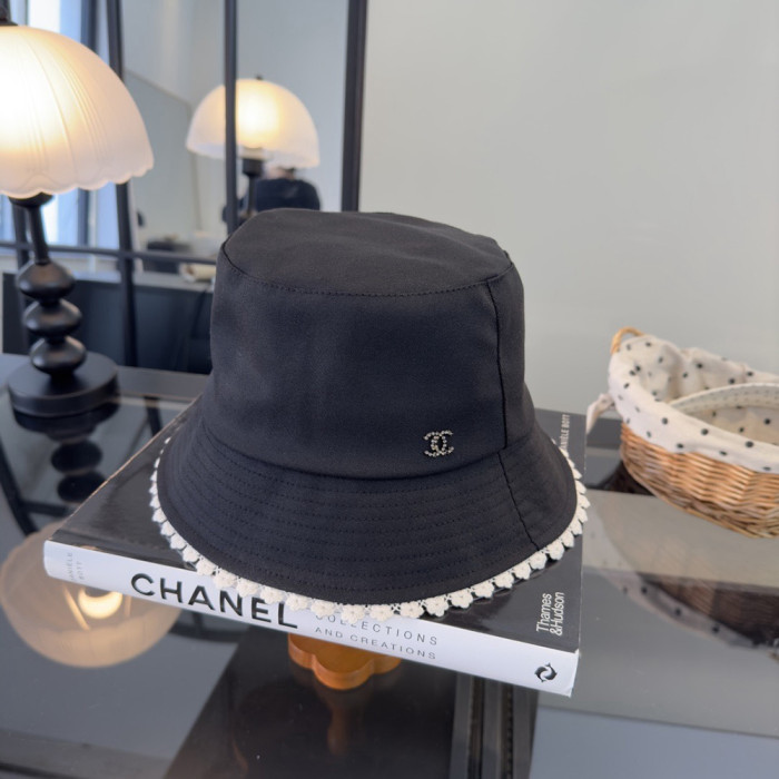 Summer Women Casual Bucket Hat Narrow Flared Brim Cloche Hat Beach Headwear Caps Unisex