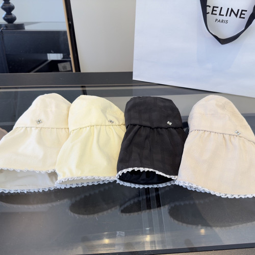 Summer Women Casual Bucket Hat Narrow Flared Brim Cloche Hat Beach Headwear Caps Unisex