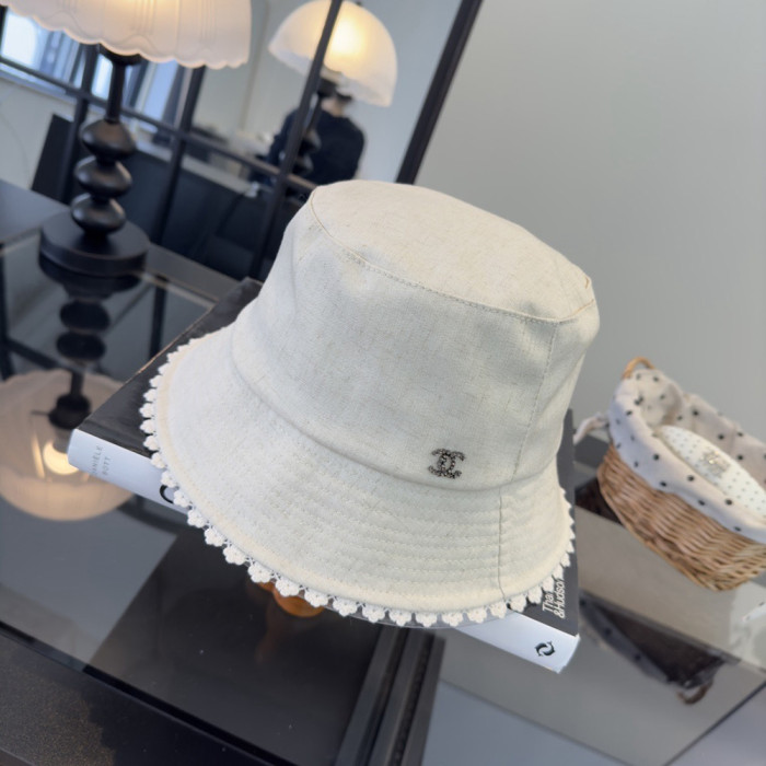 Summer Women Casual Bucket Hat Narrow Flared Brim Cloche Hat Beach Headwear Caps Unisex