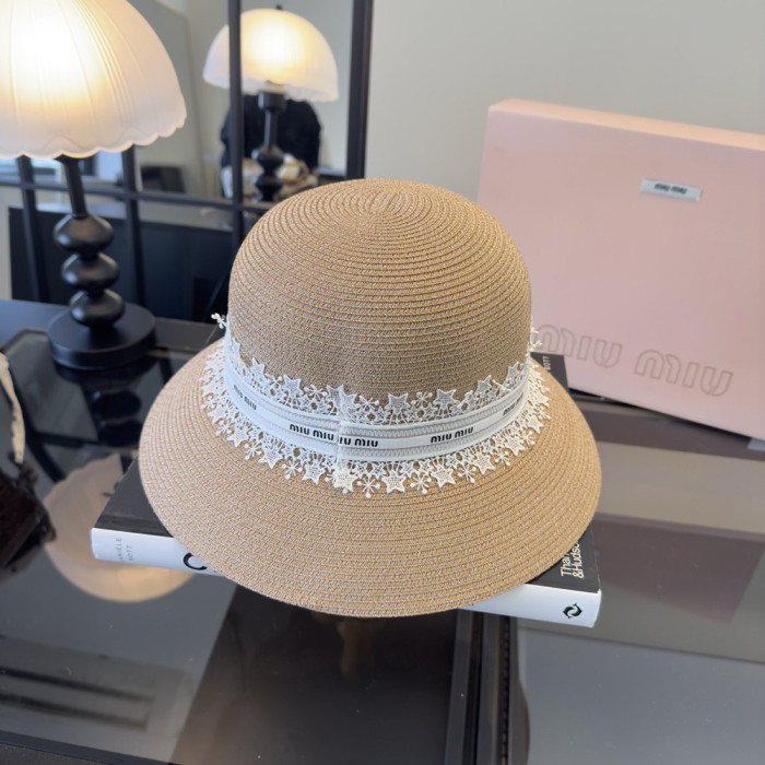 Summer Women Casual Bucket Hat Narrow Flared Brim Cloche Hat Beach Headwear Caps Unisex