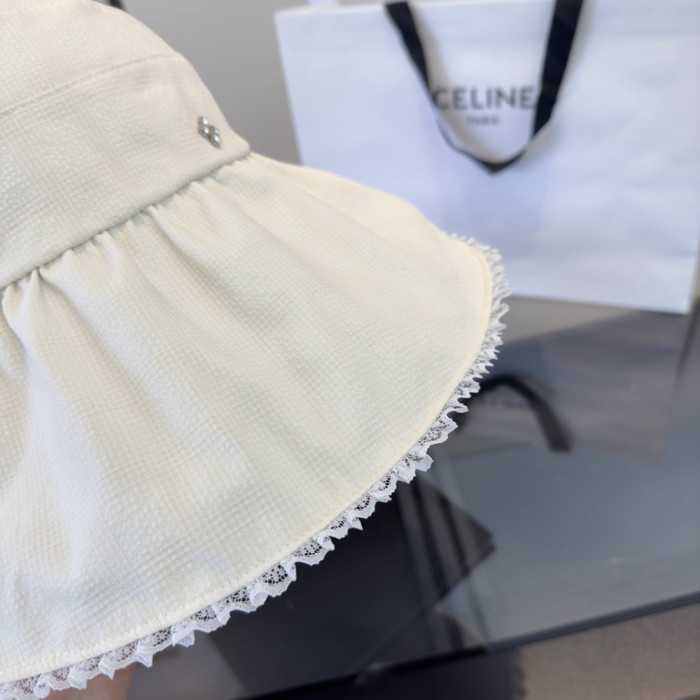 Summer Women Casual Bucket Hat Narrow Flared Brim Cloche Hat Beach Headwear Caps Unisex