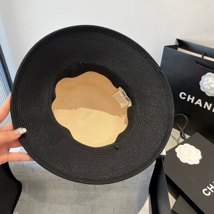 Summer Women Casual Bucket Hat Narrow Flared Brim Cloche Hat Beach Headwear Caps Unisex