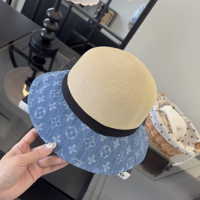 Summer Women Casual Bucket Hat Narrow Flared Brim Cloche Hat Beach Headwear Caps Unisex