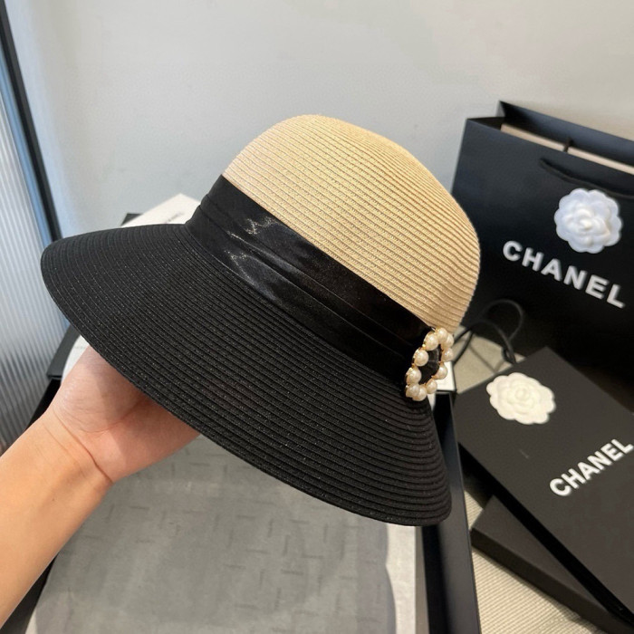 Summer Women Casual Bucket Hat Narrow Flared Brim Cloche Hat Beach Headwear Caps Unisex