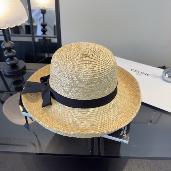 Summer Women Casual Bucket Hat Narrow Flared Brim Cloche Hat Beach Headwear Caps Unisex