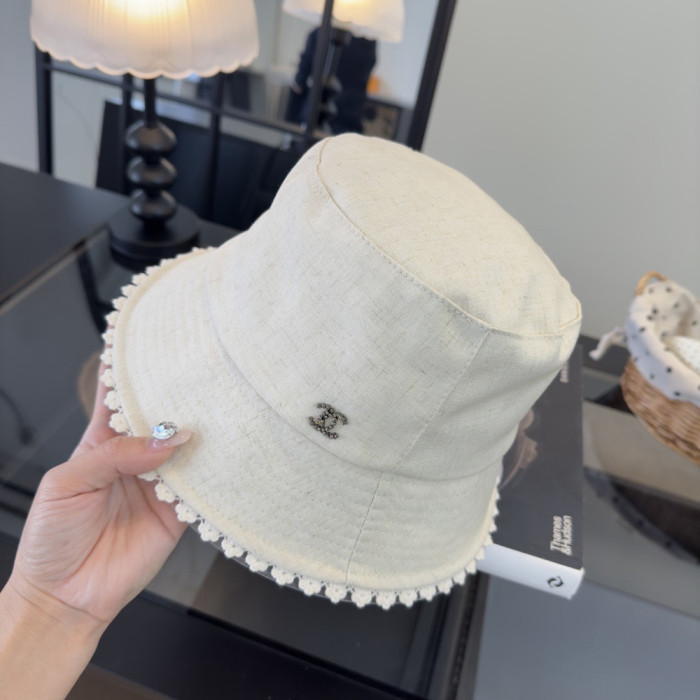Summer Women Casual Bucket Hat Narrow Flared Brim Cloche Hat Beach Headwear Caps Unisex