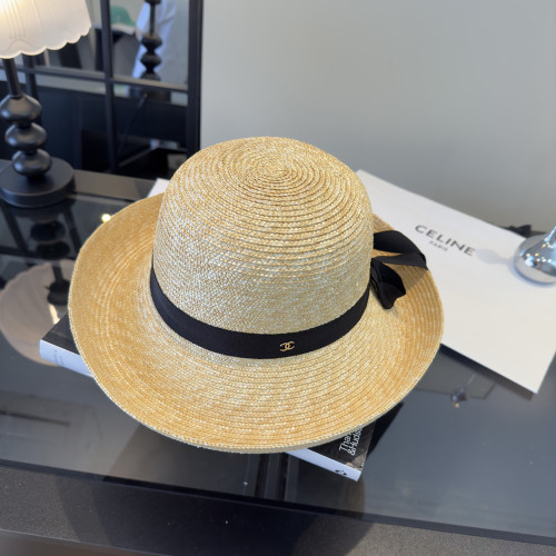 Summer Women Casual Bucket Hat Narrow Flared Brim Cloche Hat Beach Headwear Caps Unisex