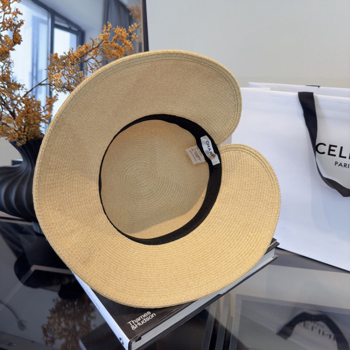 Summer Women Casual Bucket Hat Narrow Flared Brim Cloche Hat Beach Headwear Caps Unisex